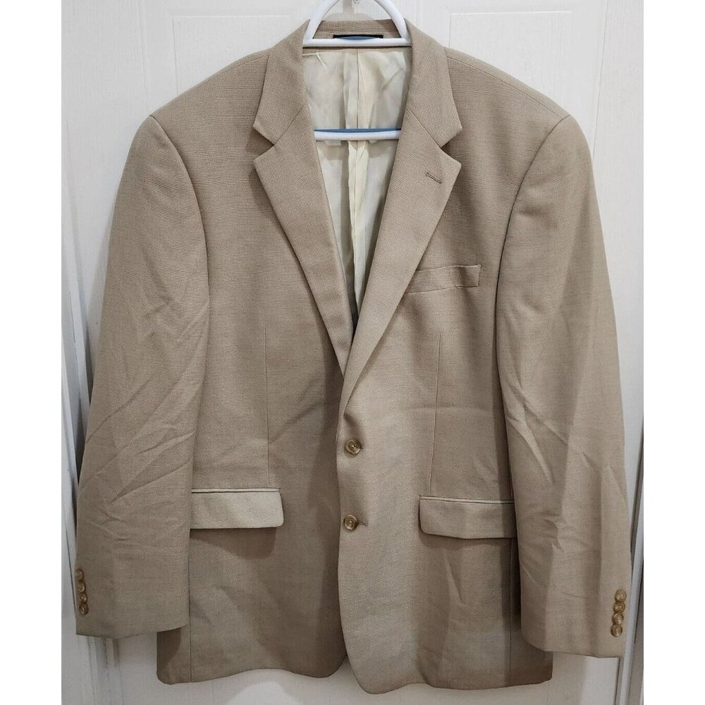 Lauren Ralph Lauren Beige Two Button Blazer Suit Jacket Blazer‎ Size 44L